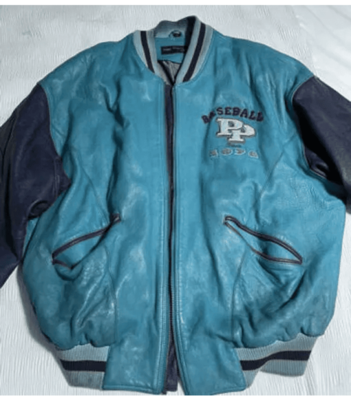 Pelle Pelle Authentic Baseball Urban League Turquoise Jacket