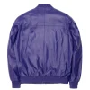 Pelle Pelle Basic Burnish Purple Top Grain Leather Jacket
