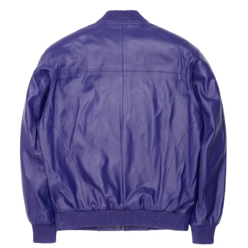 Pelle Pelle Basic Burnish Purple Top Grain Leather Jacket