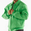 Pelle Pelle Basic In Lime Plush Jacket