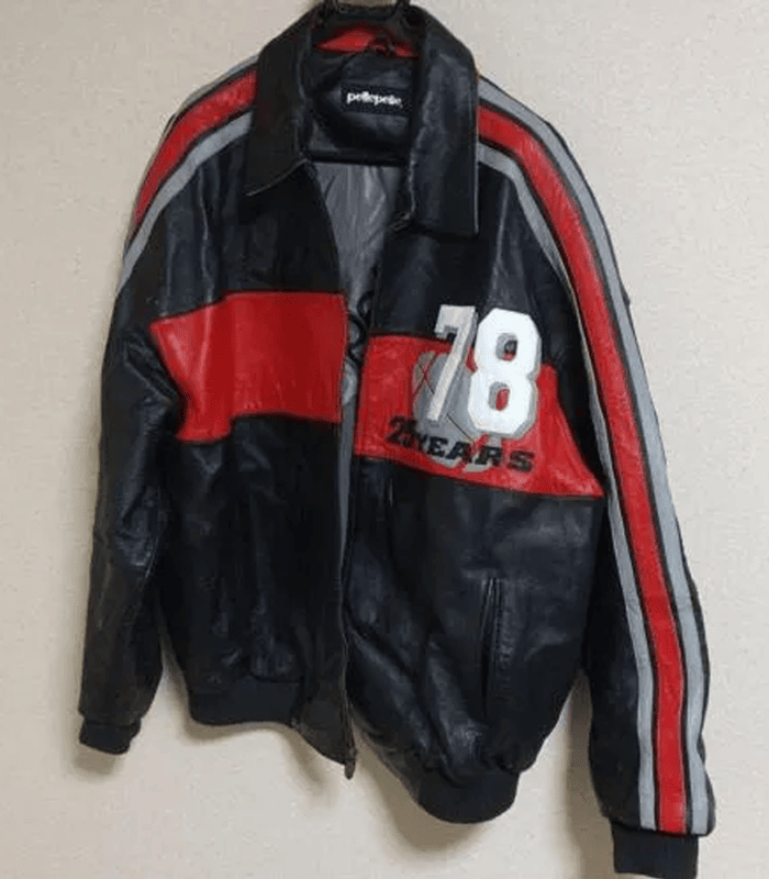 Pelle Pelle Black Authentic Anniversary Bowl Leather Jacket - PellePelle