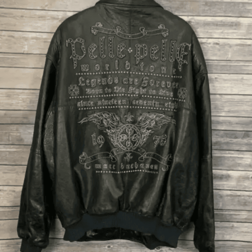 Pelle Pelle Black Leather Marc Buchanan Jacket