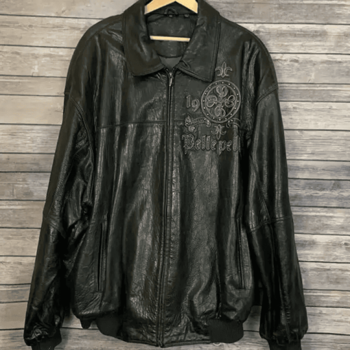 Pelle Pelle Black Leather Marc Buchanan Jacket