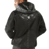 Pelle Pelle Black Men's Wool Hoodie