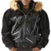 Pelle Pelle Black Script - Leather Jacket