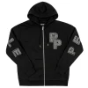 Pelle Pelle Black Stone Wool Hoodie