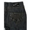 Pelle Pelle Black Studded Marc Buchanan Denim Jeans Pent