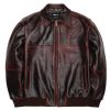 Pelle Pelle Dark Red Two Tone Leather Jacket