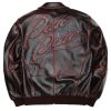 Pelle Pelle Black and Red Two Tone Leather Jacket