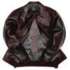 Pelle Pelle Black and Red Two Tone Real Leather Jacket