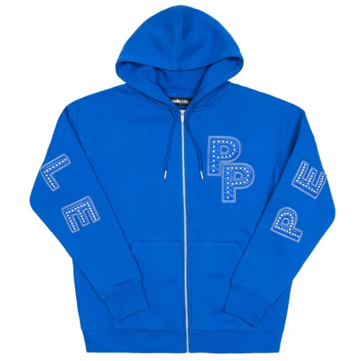 Pelle Pelle Blue Stone Wool Hoodie