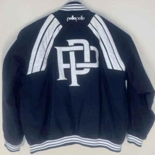 Pelle Pelle Blue Vintage Varsity Wool Jacket