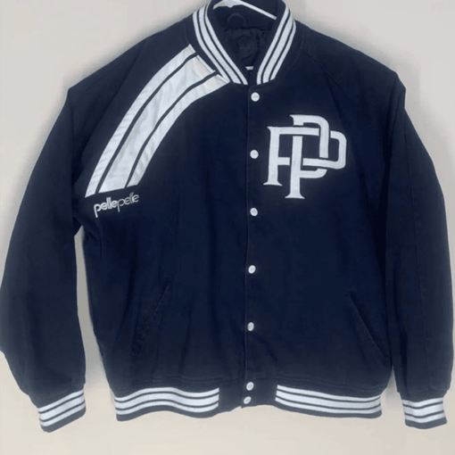 Pelle Pelle Blue Vintage Varsity Jacket