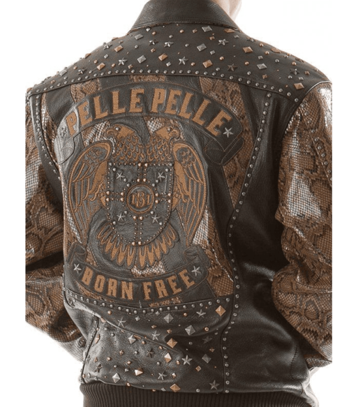 Pelle Pelle Born Free Brown Leather Jacket