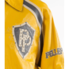 Pelle Pelle Bright Gold Varsity Leather Jacket