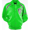 Pelle Pelle Bright Green Varsity Jacket