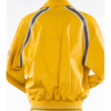 Pelle Pelle Bright Gold Varsity Leather Jacket