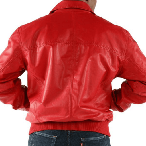 Pelle Pelle Butter Soft Red Leather Jacket