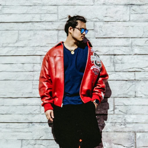 Pelle Pelle Chi-Town Men's MB 1978 Red Leather Jacket