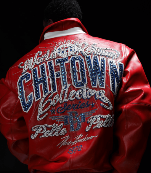 Pelle Pelle Chi-Town Red Leather Jacket