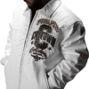 Pelle Pelle Chi-town Collector Series White Leather Jacket