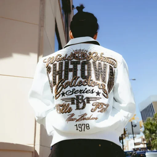 Pelle Pelle Chi-town White MB Leather Jacket