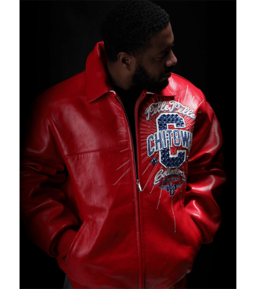 Pelle Pelle Chi-Town Red Leather Jacket