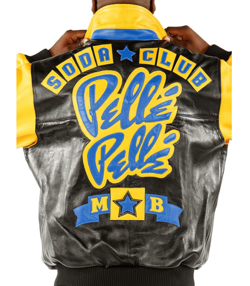 Pelle Pelle Classic Soda Club Yellow Leather Jacket