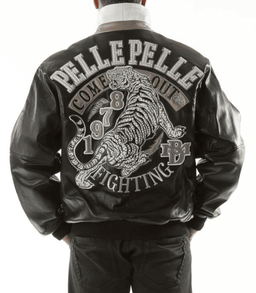 Pelle Pelle Come Out Fighting Black Leather Jacket