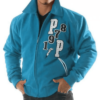 Pelle Pelle Come Out Fighting Turquoise Tiger Wool Jacket