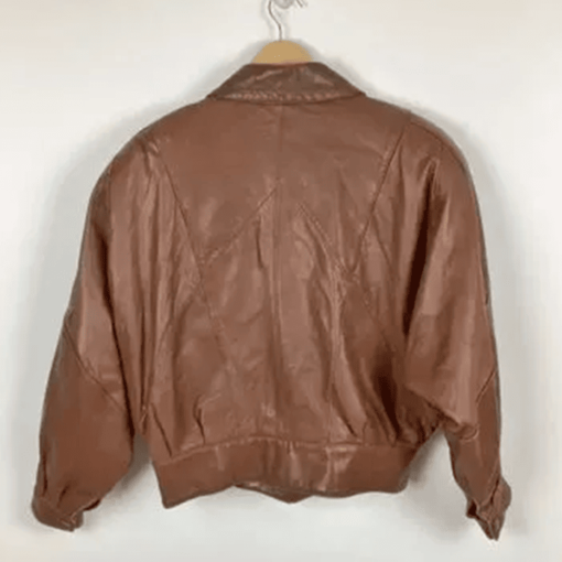 Pelle Pelle Brown Leather Double Breasted Jacket