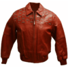 Pelle Pelle Emblem Red Leather Jacket