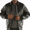 Pelle Pelle Men’s Empire With Velocity Comes Glory Black Leather Jacket