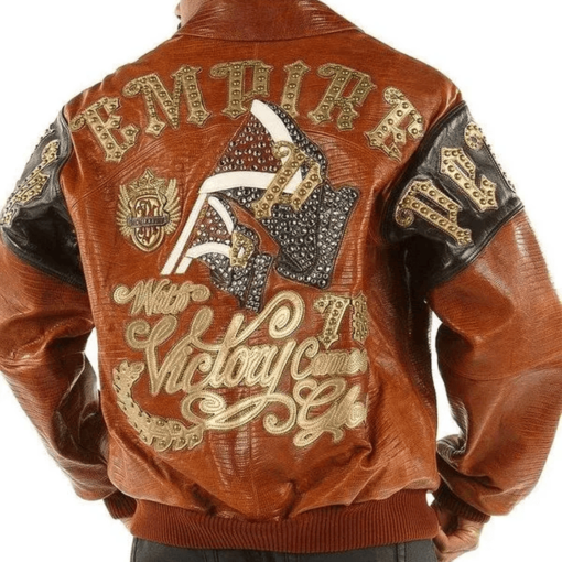 Pelle Pelle Men’s Empire With Velocity Comes Glory Leather Jacket