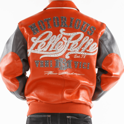 Pelle Pelle Fire Orange Notorious Leather Jacket
