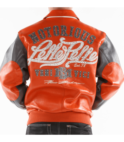 Pelle Pelle Fire Orange Notorious Leather Jacket