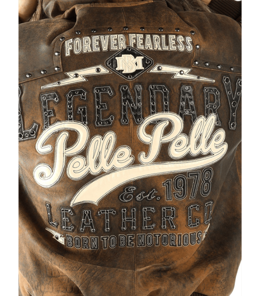 Pelle Pelle Forever Fearless Fur Hood Brown Jacket