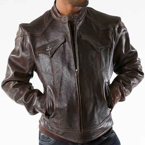 Pelle Pelle Ghost Brown Leather Jacket