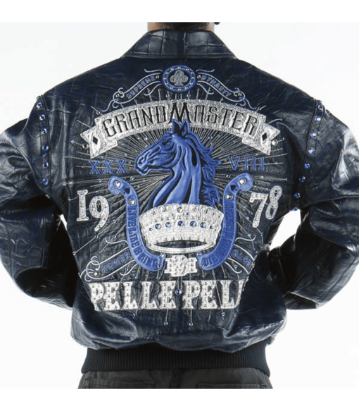 Pelle Pelle Grandmaster Blue Leather Jacket