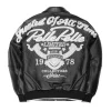 Pelle Pelle Greatest Of All Time Marc Buchanan 1978 Black Leather Jacket