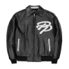 Pelle Pelle Greatest Of All Time Marc Buchanan 1978 Black Real Leather Jacket