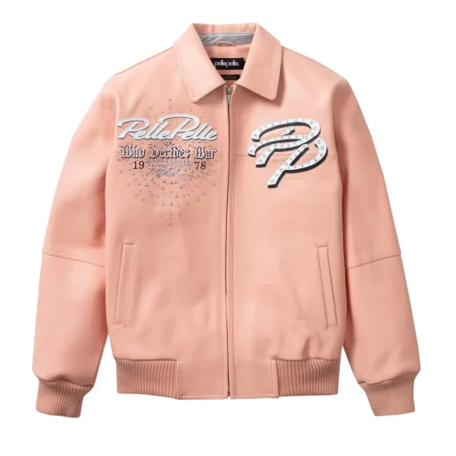 Pelle Pelle Greatest Of All Time Marc Buchanan 1978 Peach Leather Jacket