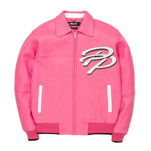 Pelle Pelle Greatest Of All Time Marc Buchanan 1978 Pink Leather Jacket