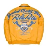 Pelle Pelle Greatest Of All Time Marc Buchanan 1978 Yellow Real Leather Jacket