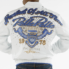 Pelle Pelle Greatest Of All Time White Leather Jacket