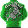 Pelle Pelle Come Out Fighting Blue Tiger Wool Jacket