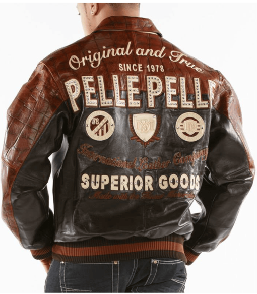 Pelle Pelle International Leather Company Superior Goods Leather Jacket