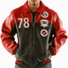 Pelle Pelle International Leather Company Superior Goods Red and Black Jacket
