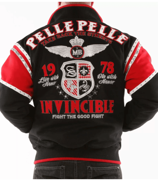 Pelle Pelle Black Invincible Wool Jacket