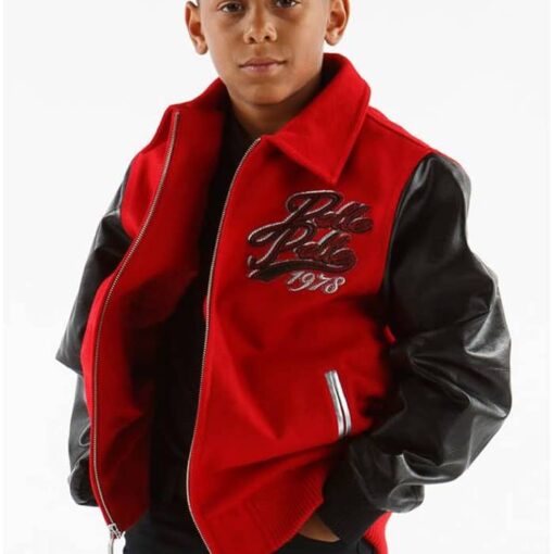 Pelle Pelle Kids 1978 Red and Black Jacket